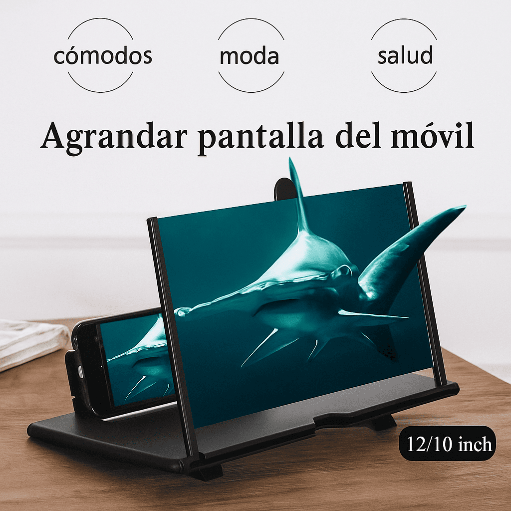🎬 AMPLIADOR DE PANTALLA 3D-UN MINI CINE EN CASA 🍿📱