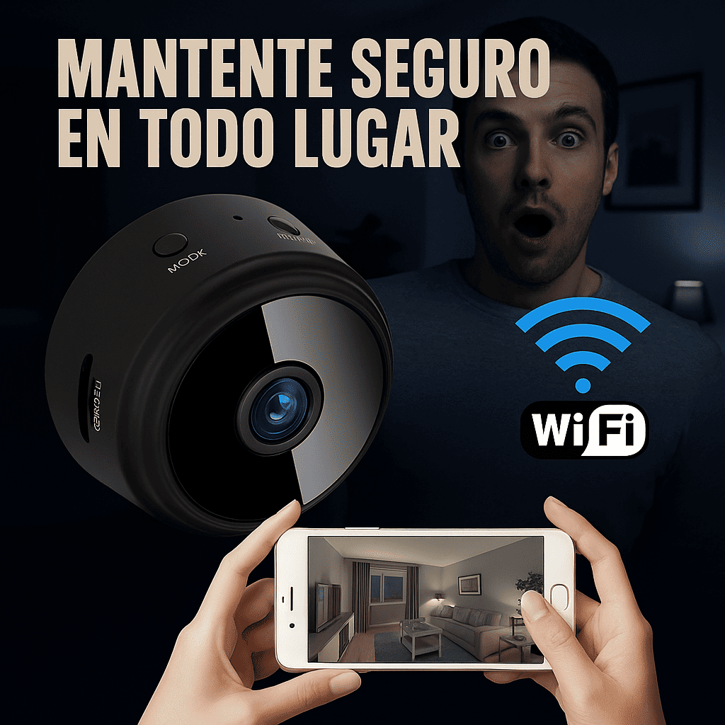 VigiCam™ Mini Cámara Espia 2x1