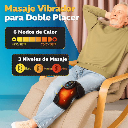 CALORVIBE PRO™ Rodillera Térmica Calentamiento