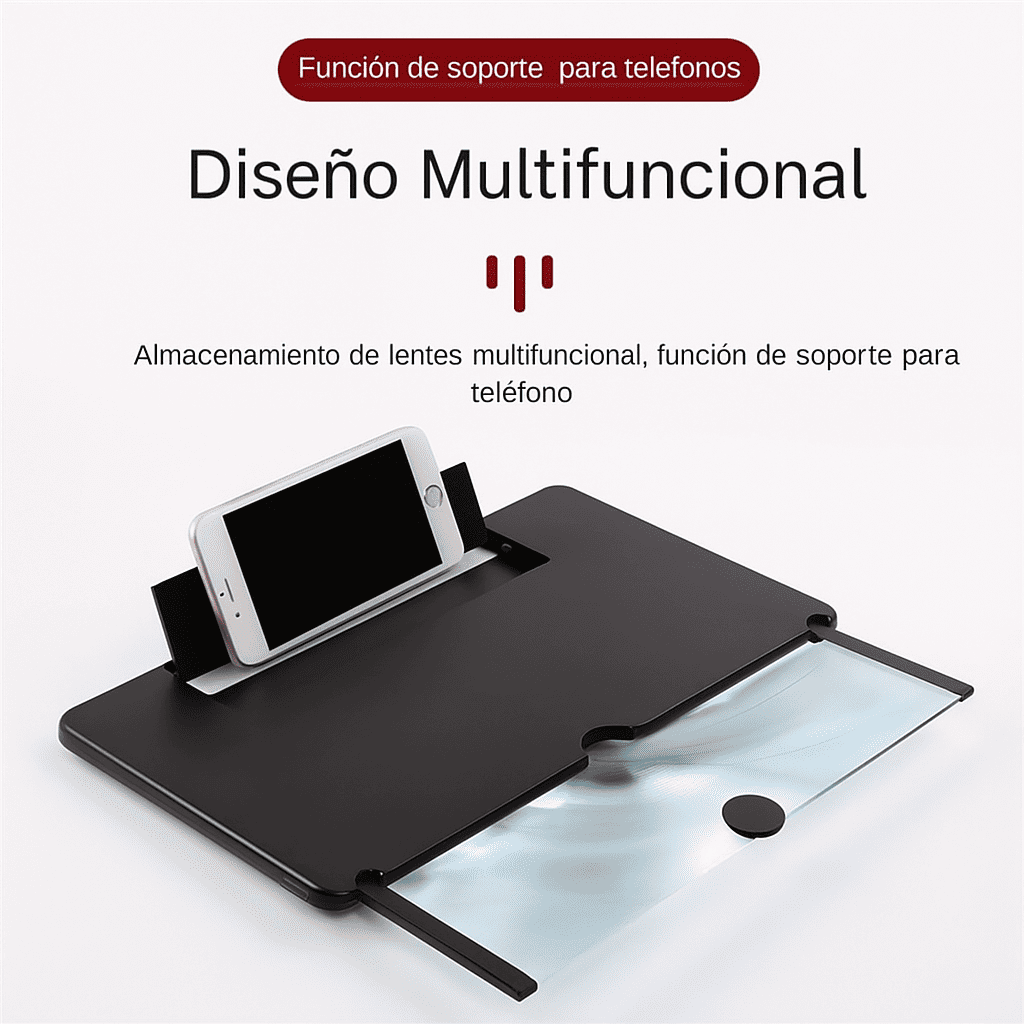 🎬 AMPLIADOR DE PANTALLA 3D-UN MINI CINE EN CASA 🍿📱