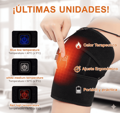 CALORVIBE PRO™ Rodillera Térmica Calentamiento
