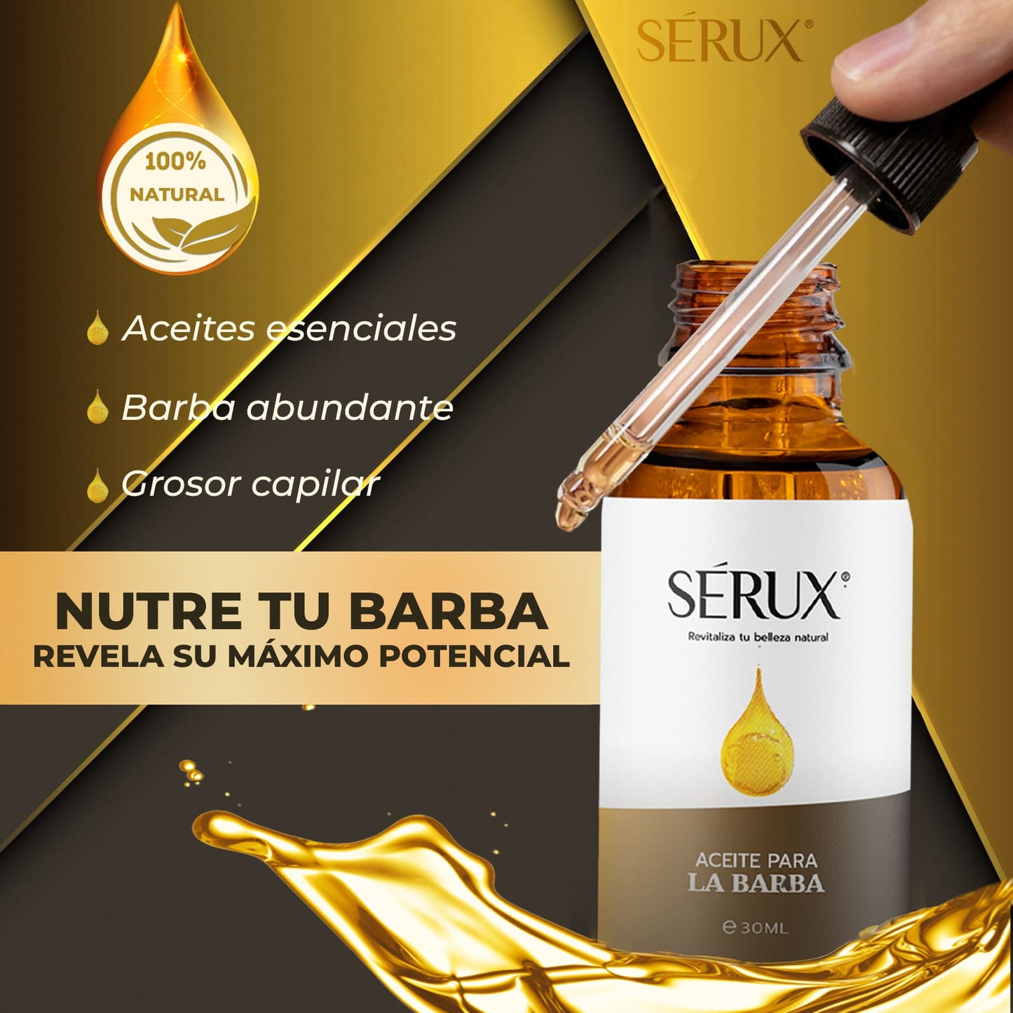 Serux™ Serum Para Barba- 30ML